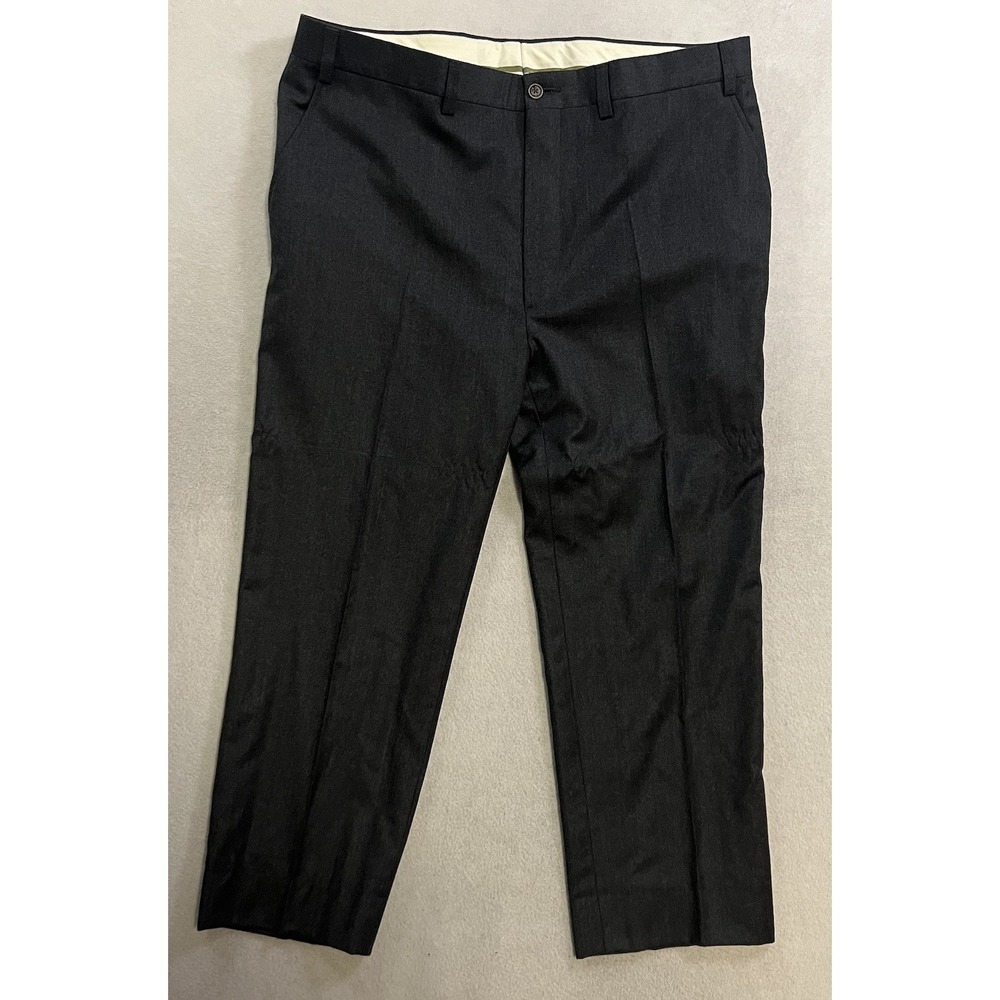 Vintage ORVIS Wool Pleated Dress Pants Men's Size 38 (Fits 37x25) Dark Gray
